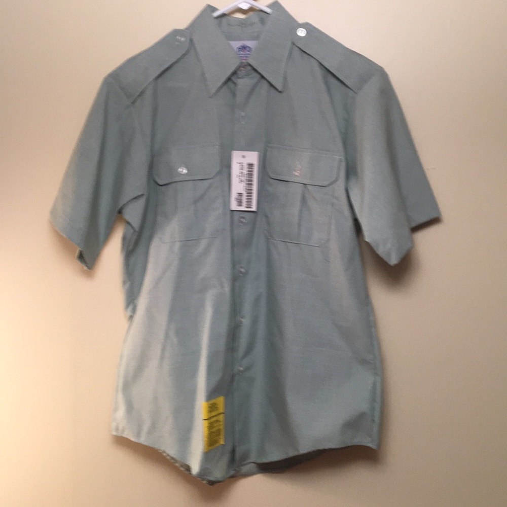 Military Size 16 Short Sleeve Shirt NWT